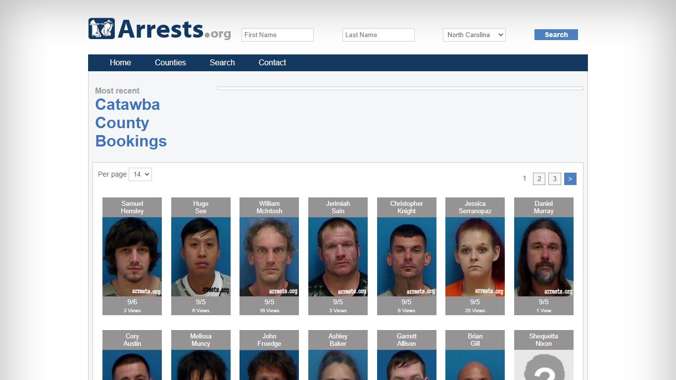 Catawba County Arrests and Inmate Search